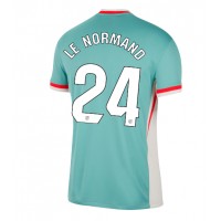 Maglie da calcio Atletico Madrid Robin Le Normand #24 Seconda Maglia 2024-25 Manica Corta